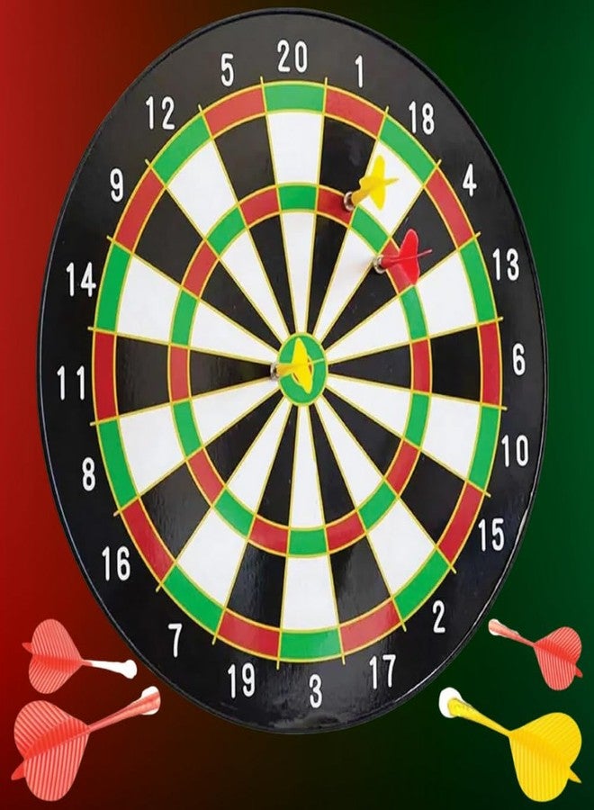 PlayMagic Magnetic Dart Board Set - 13 Inch Board with 6 Magnetic Darts | Safe Indoor & Outdoor Dart Game for Kids, Boys & Girls | Fun Family Activity Game Toy for All Ages - Image 1